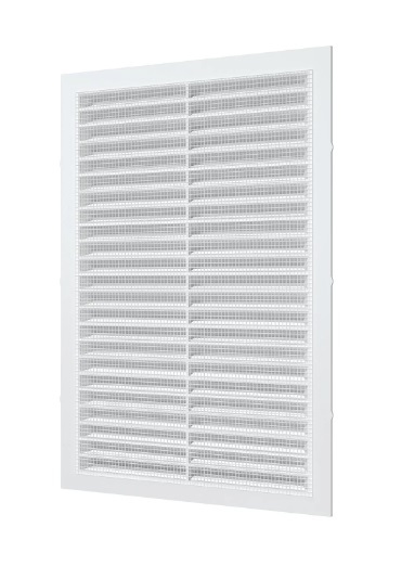 Решетка вытяжная с сеткой без рамки ERA 1724С 170х240 мм белая
