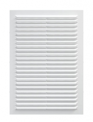 Решетка вытяжная с сеткой без рамки ERA 1724С 170х240 мм белая